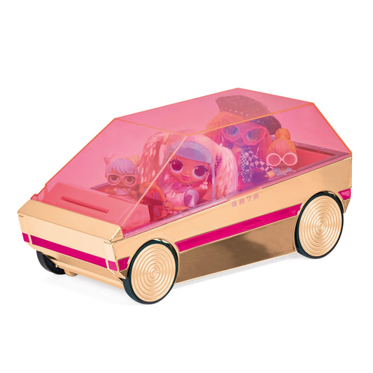 LOL Surprise 3-in-1 Party Cruiser Car with Surprise Pool, Dance Floor and Magic Black Lights